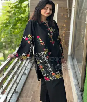 Premium Linen Embroidery 2-Piece