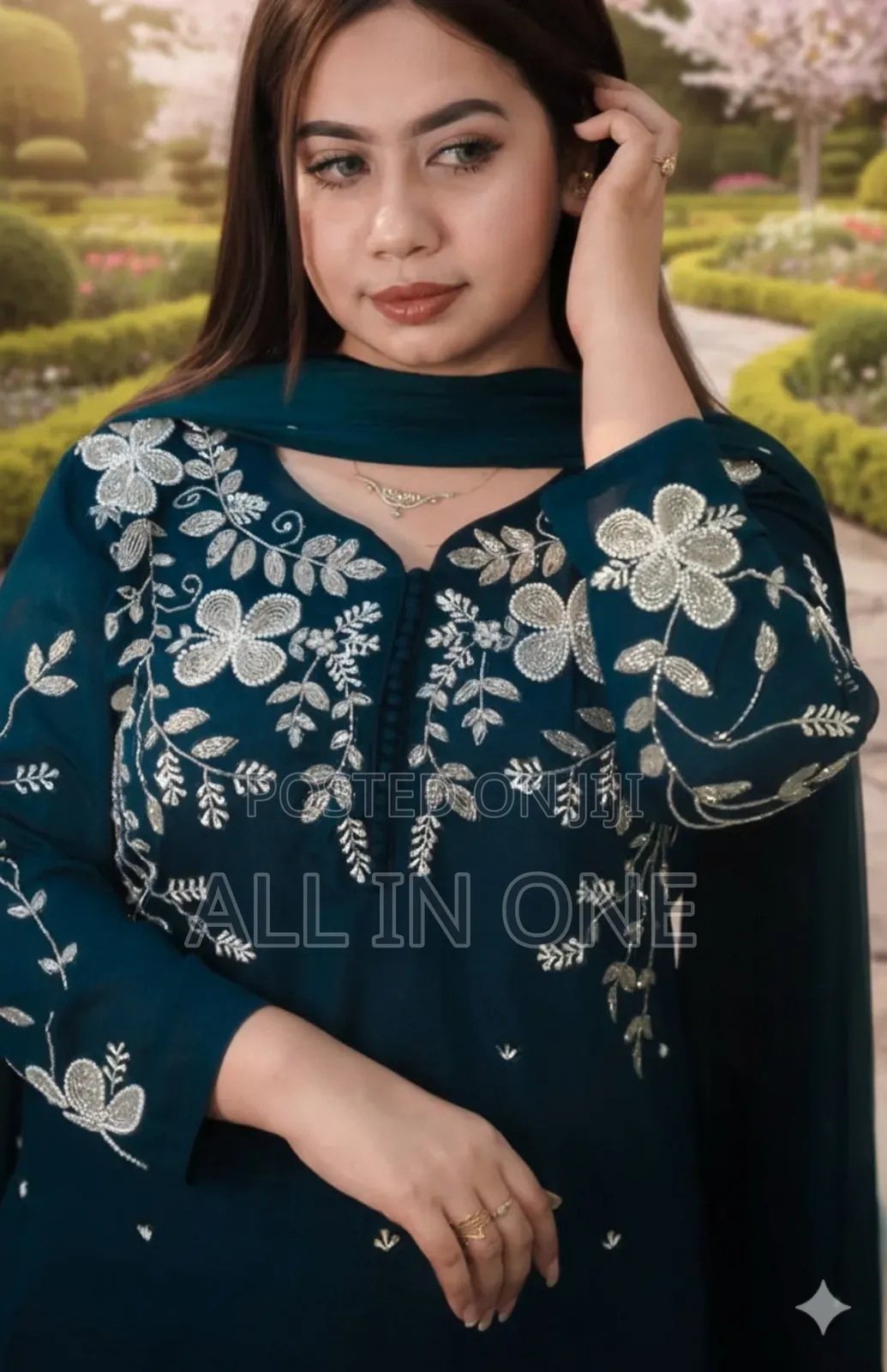Premium Embroidery Three-Piece Set