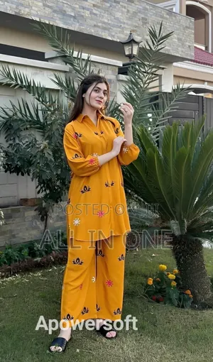 Premium Linen Embroidery 2-Piece Collection