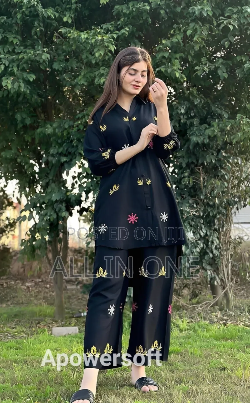 Premium Linen Embroidery 2-Piece Collection