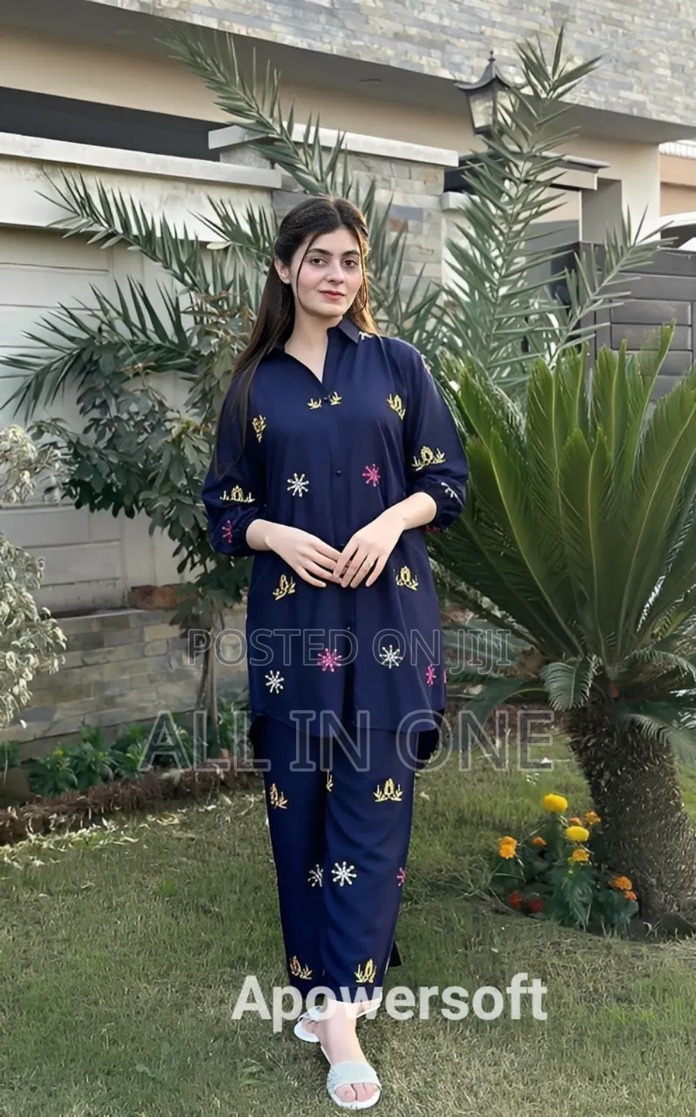 Premium Linen Embroidery 2-Piece Collection