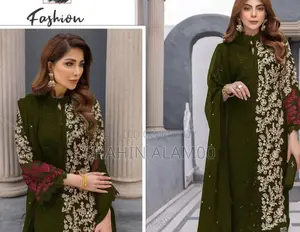 Readymade Georgette Embroidery Three Piece