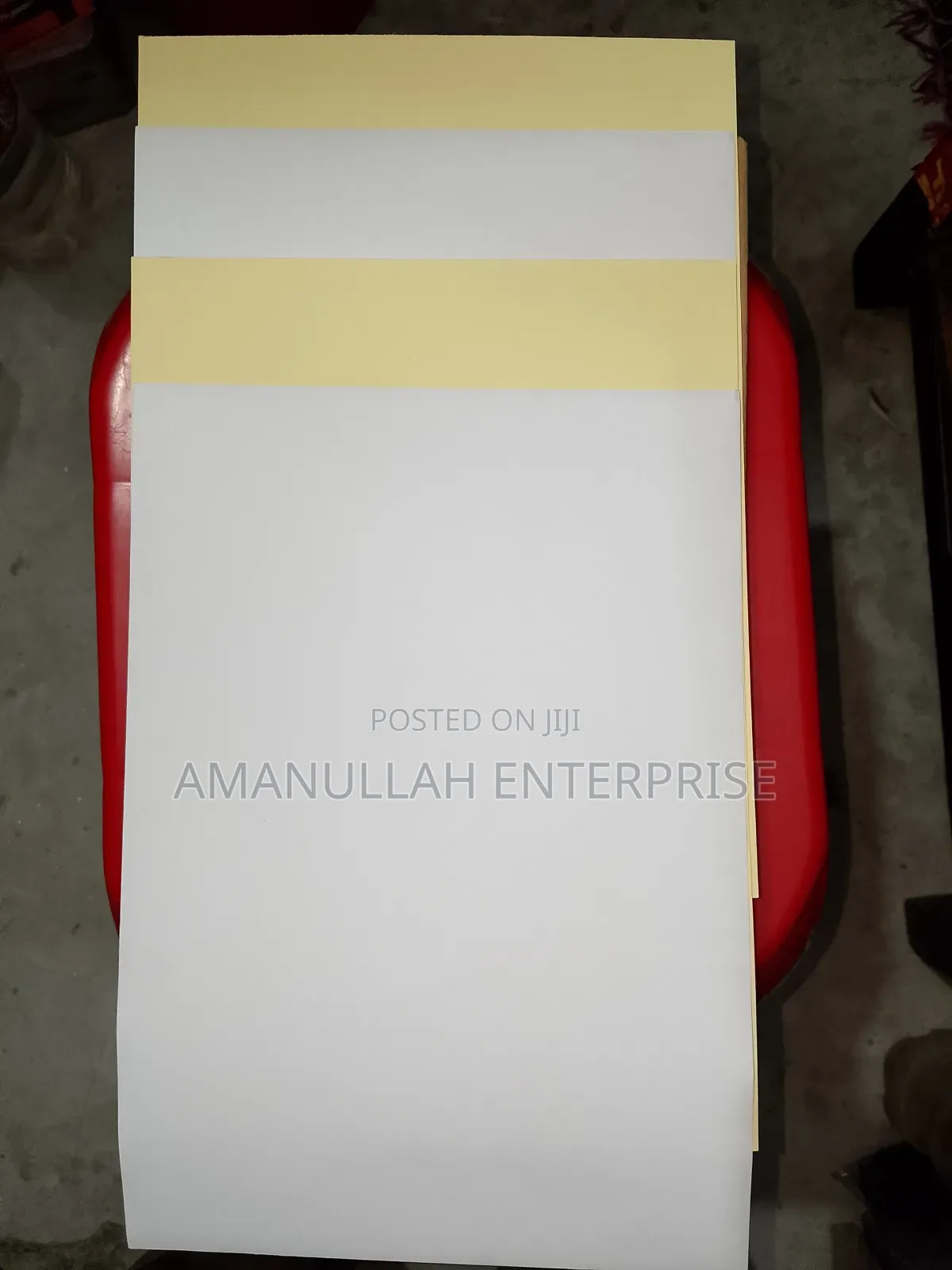 এ৪ গ্লিটার শিট সাদা ১০ পিস