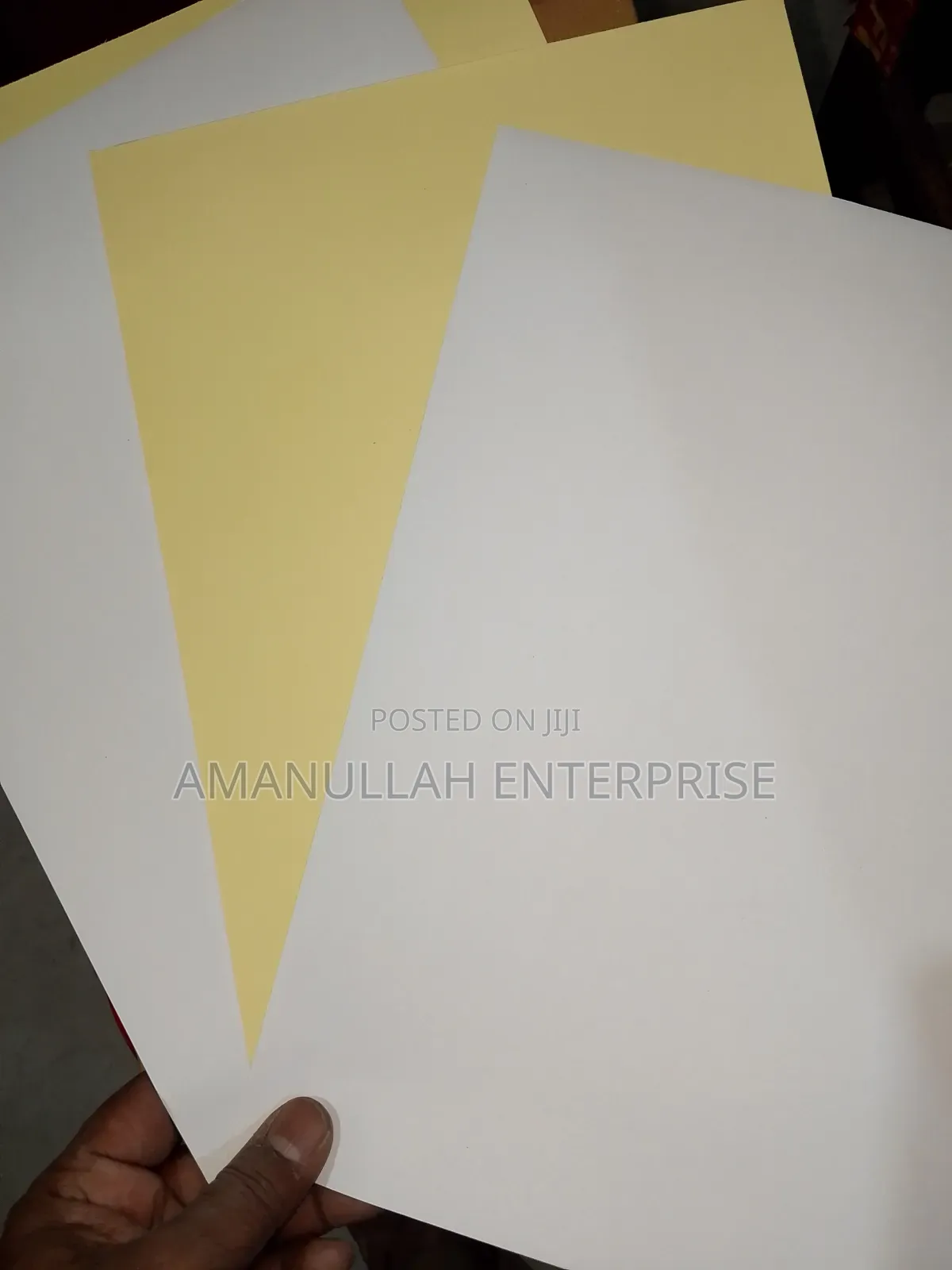 এ৪ গ্লিটার শিট সাদা ১০ পিস