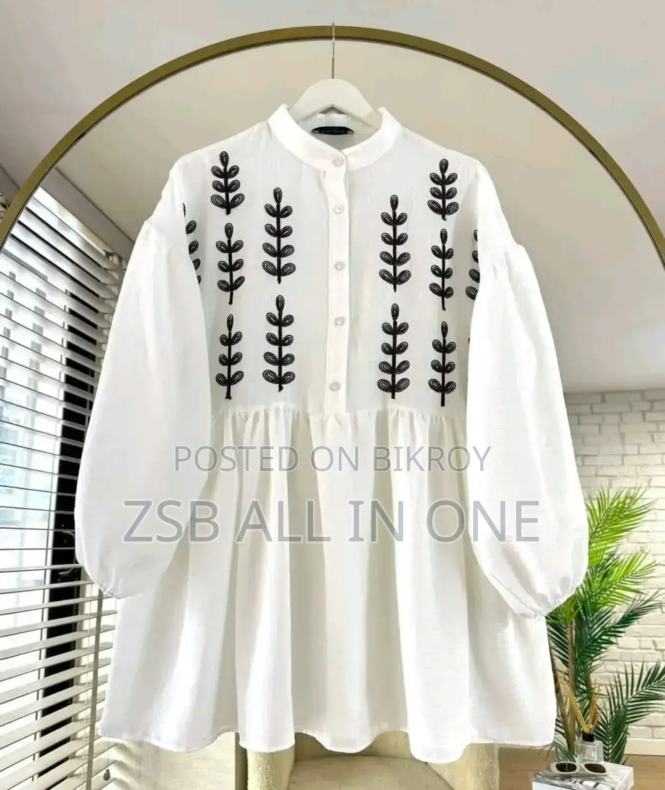 Elegant Embroidery Micro Butter One Piece