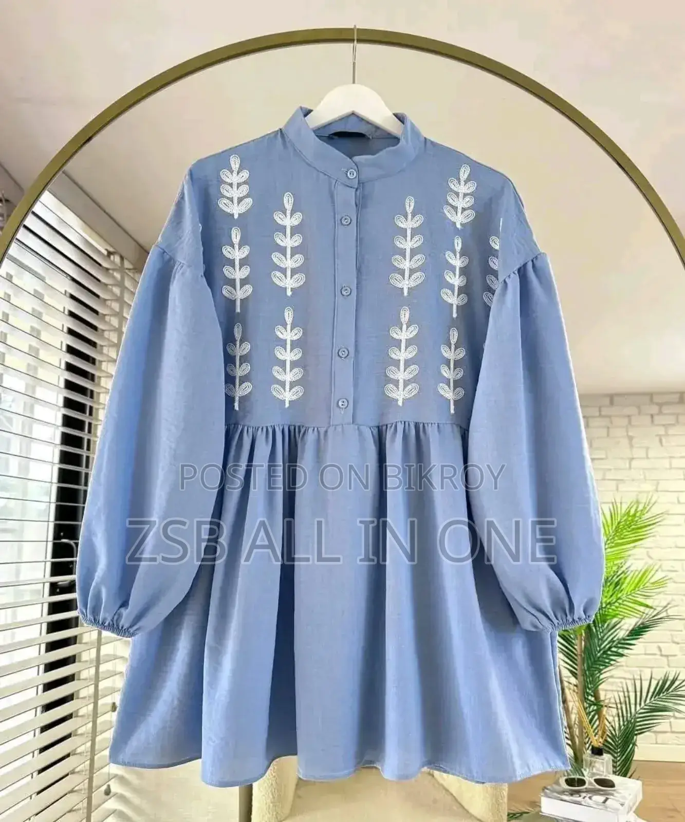 Elegant Embroidery Micro Butter One Piece