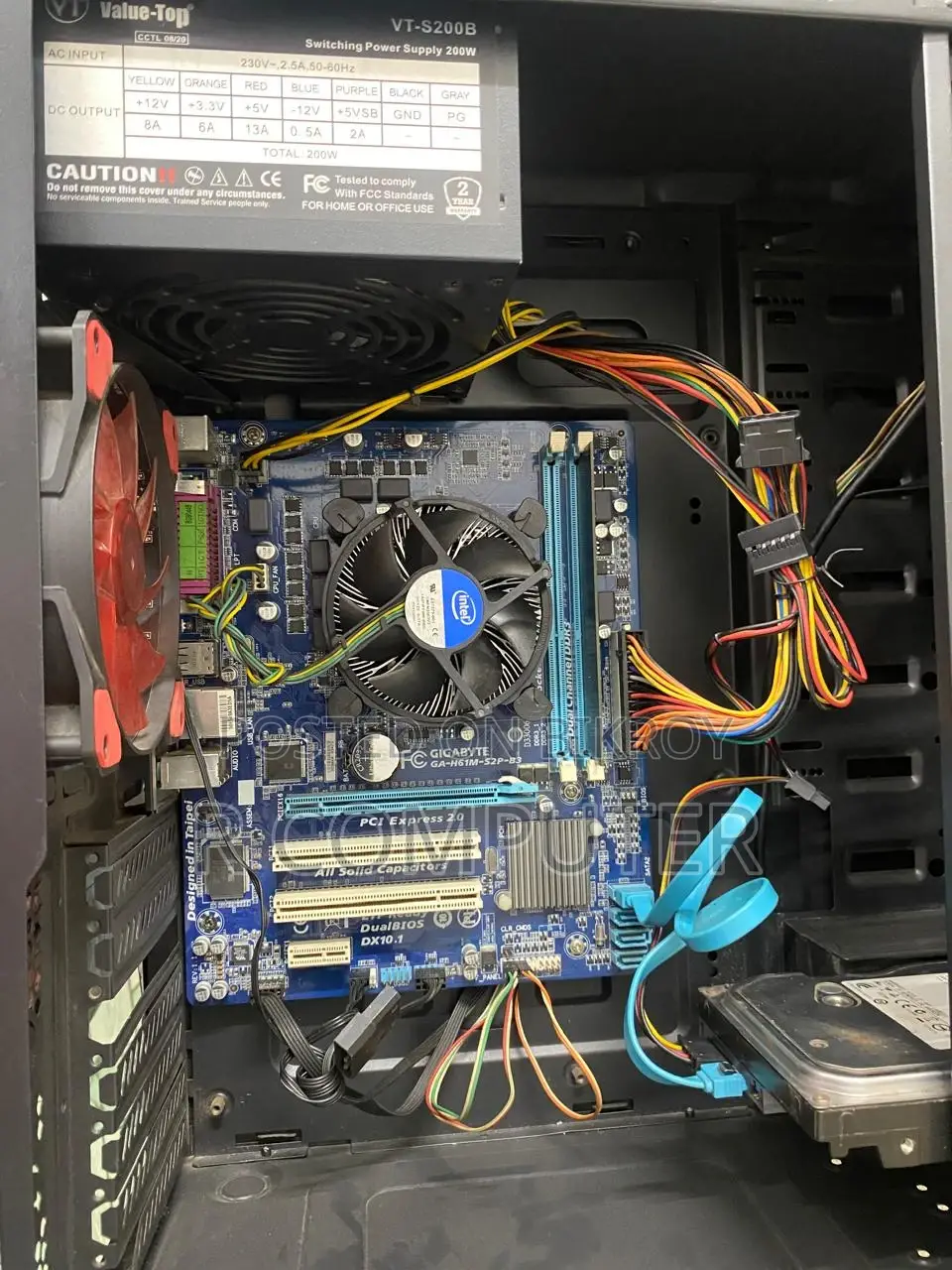 Desktop Pc Intel Core I3 ( 2nd Gen)_hdd 500gb-Ram 4gb_gigabyte-H*61