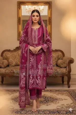 Premium Dubai Soft Silk Three-Piece New Update