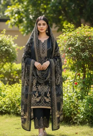 Premium Dubai Soft Silk Three-Piece Updated Collection