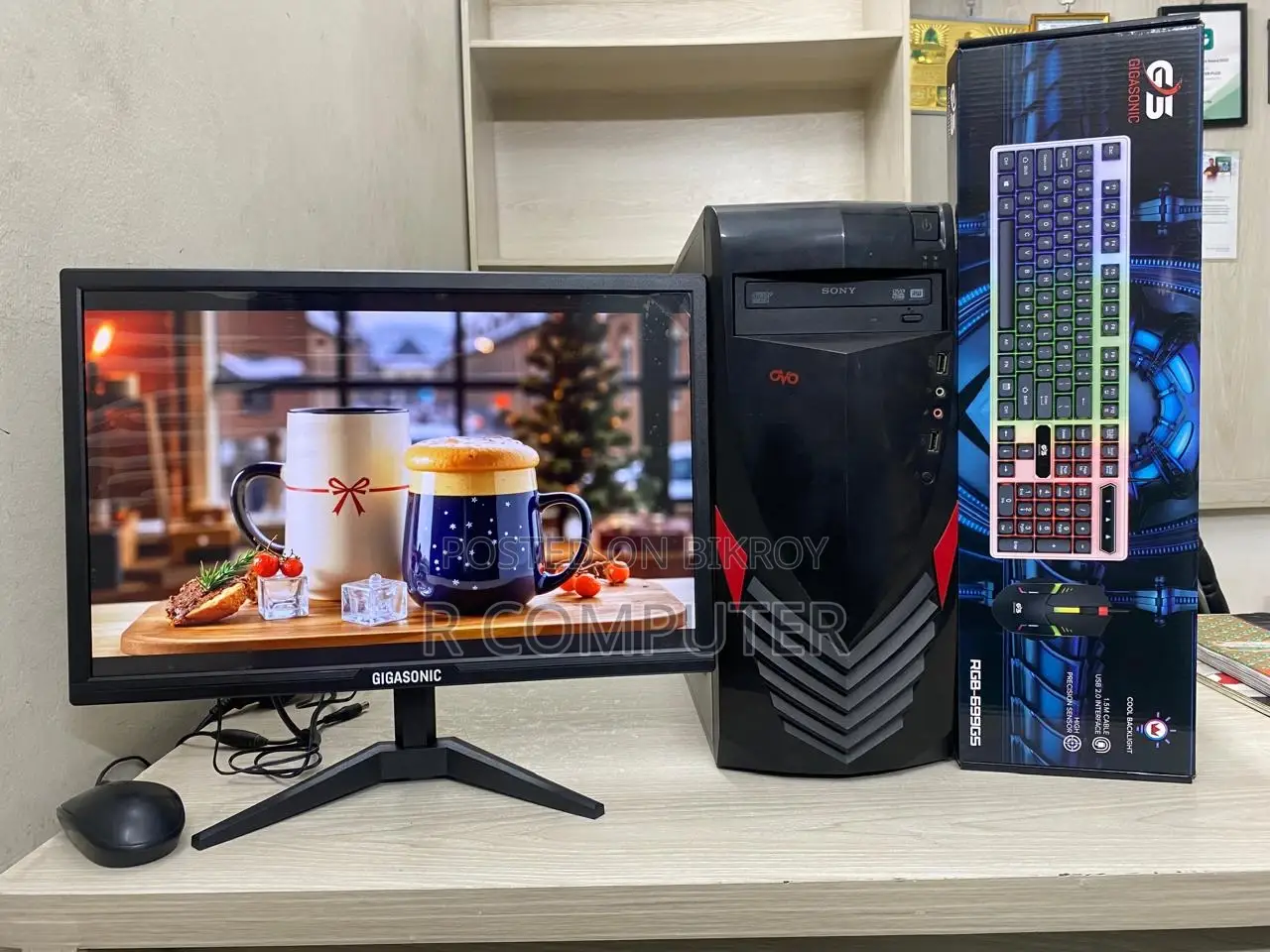 Desktop Computer 4GB Intel Core I3 SSD 128GB
