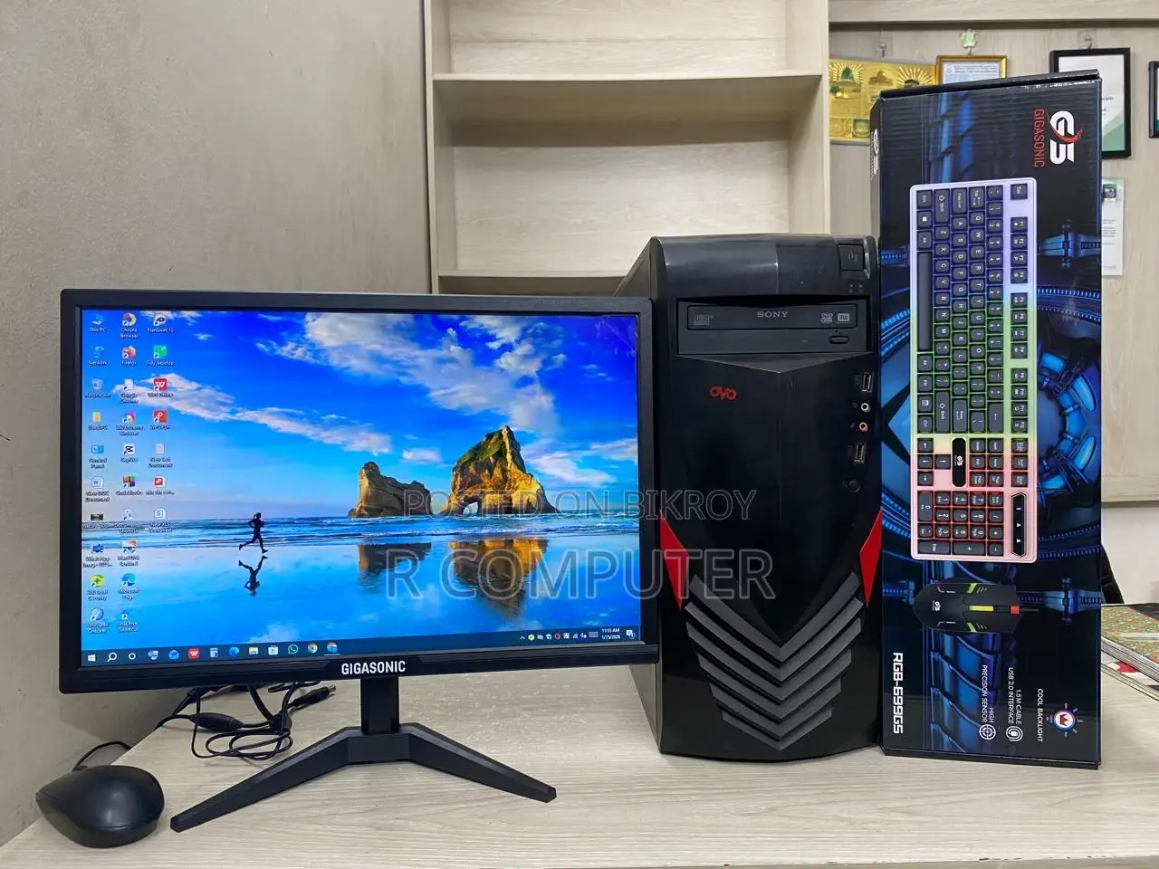 Desktop Computer 4GB Intel Core I3 SSD 128GB