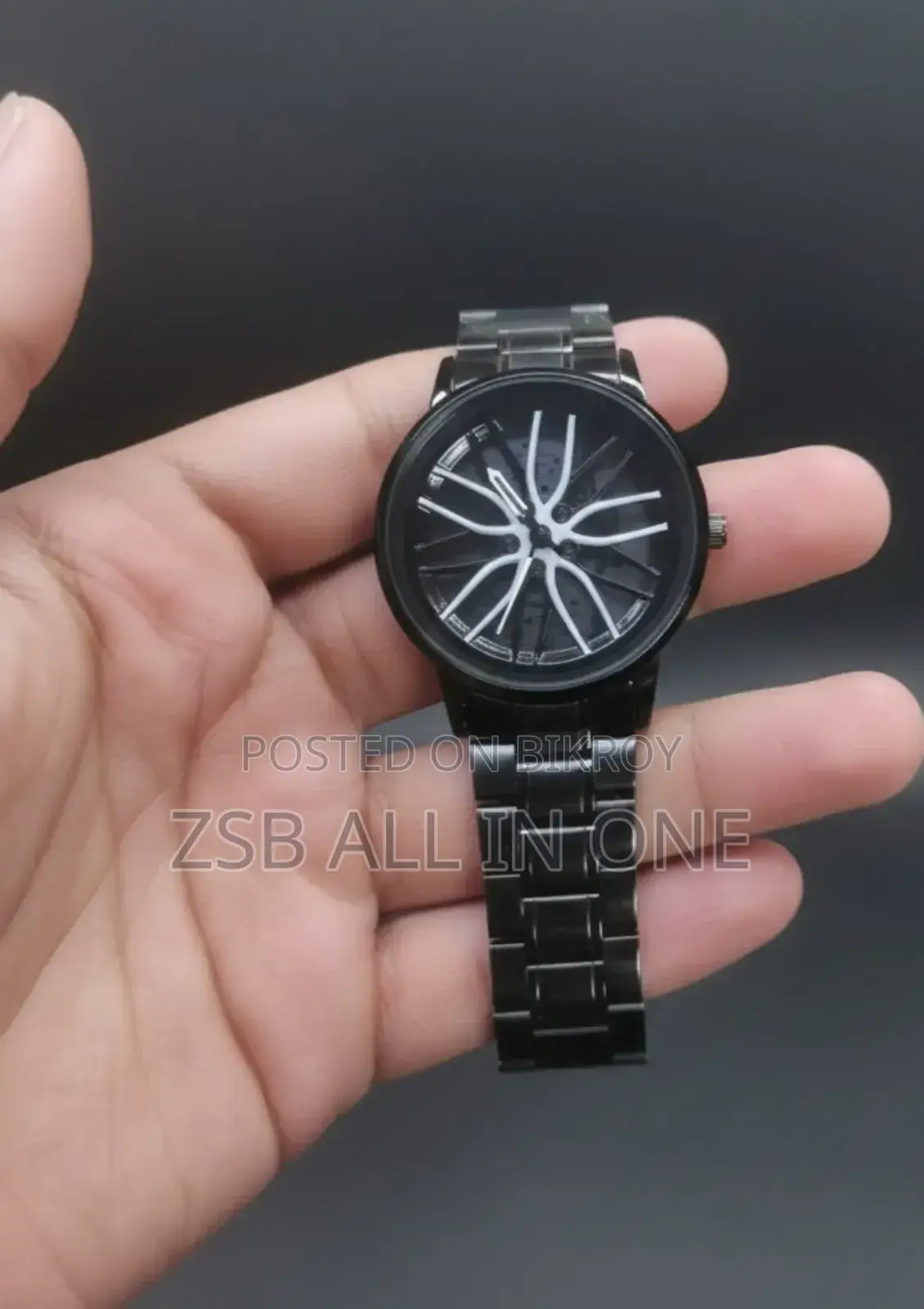 Men's Car Wheel Watch(ভিতরে চাকা ঘুরবে)