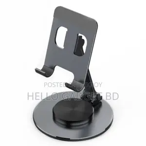 Desktop Mobile Holder – Premium Metal Stand (Adjustable Foldable)