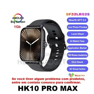 Hk10 Pro Max Smart Watch – Big Display | Premium Look | Bluetooth Call