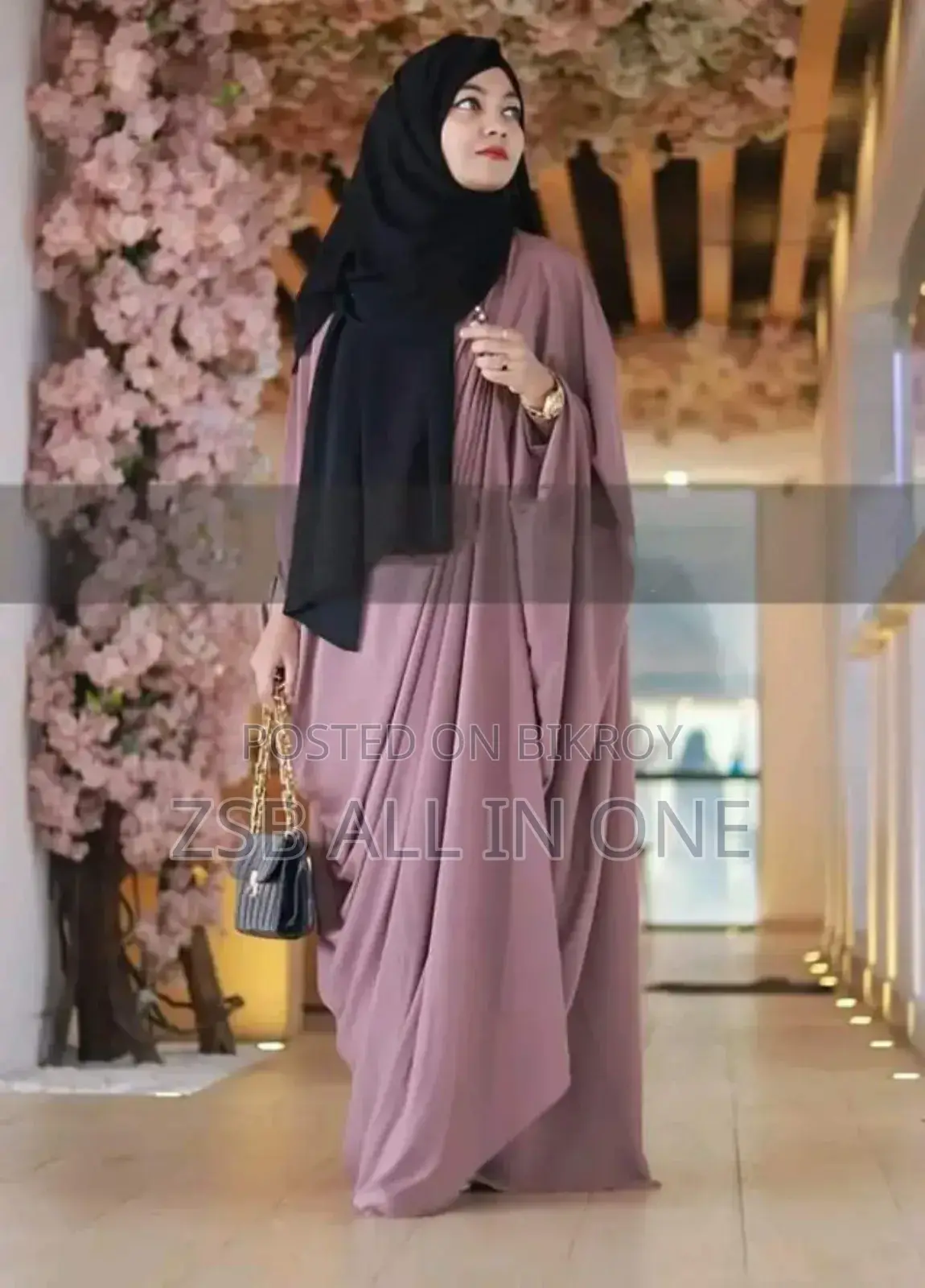 Saree Abaya with Matching Hijab New Update
