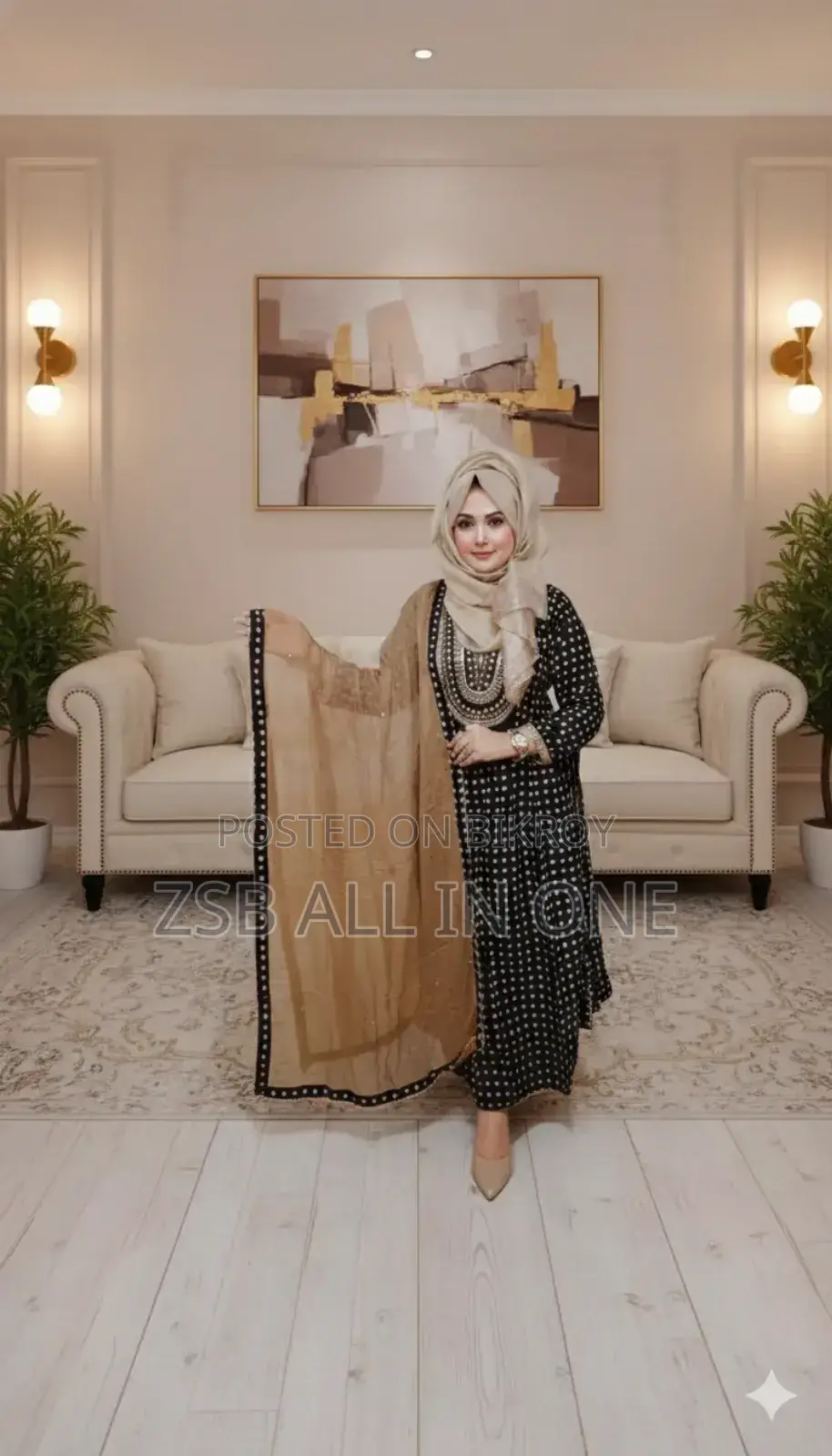 Naira Cut Three Piece