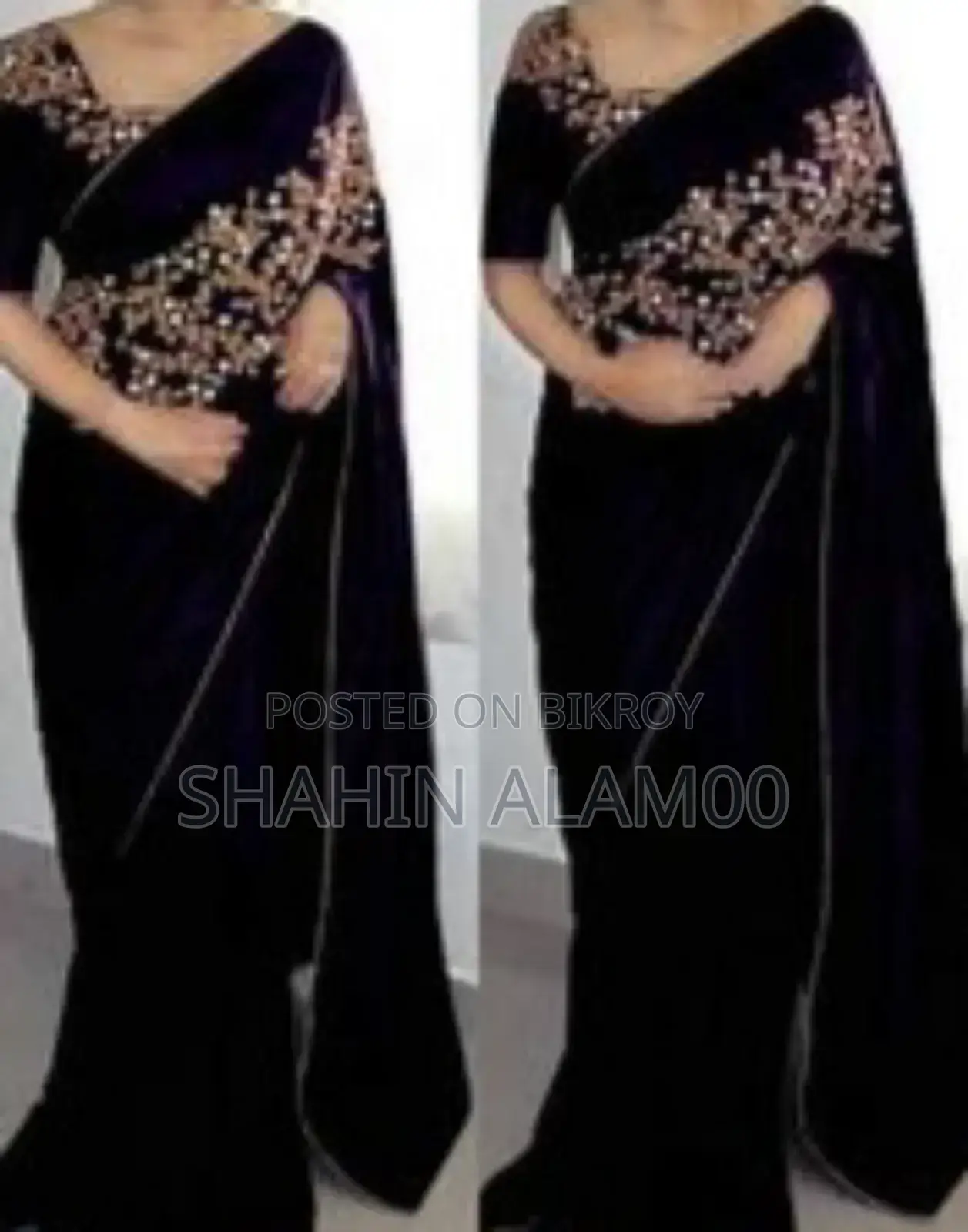 Premium Indian Georgette Embroidery Saree
