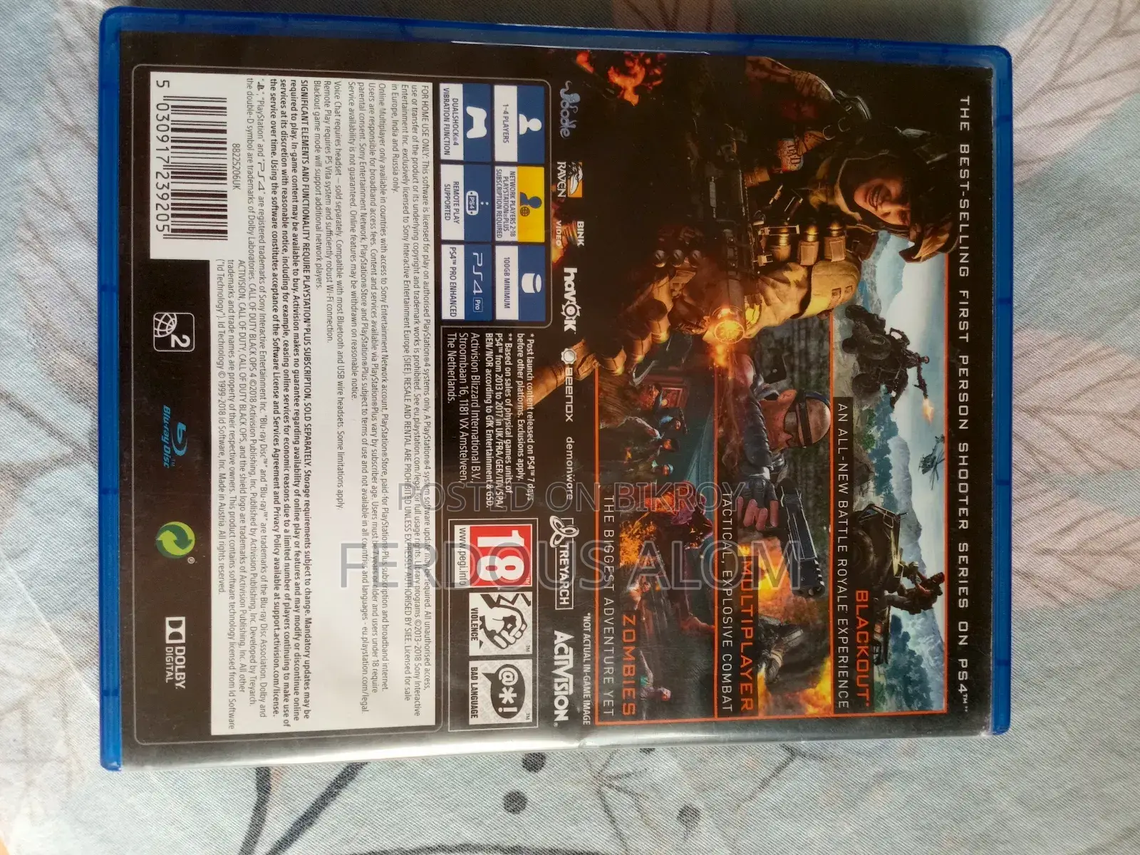 Call of Duty Black Ops 4