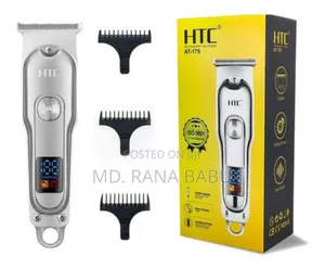 HTC at 179 Adjustable LCD Professional Hair Clippers (Trimmer)