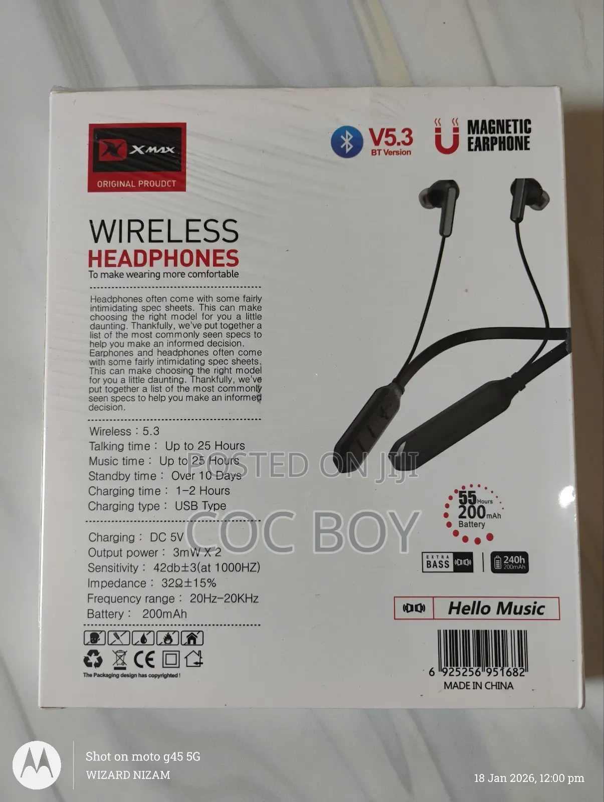 Xmax Neckband Headphone