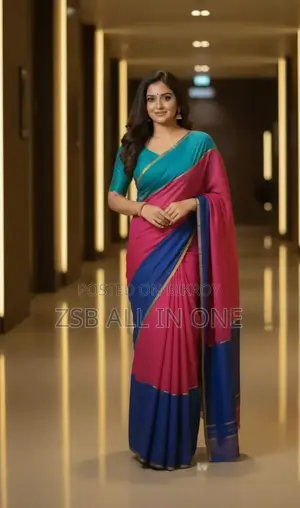 Half Silk Saree With Blause PCS নতুন আপডেট