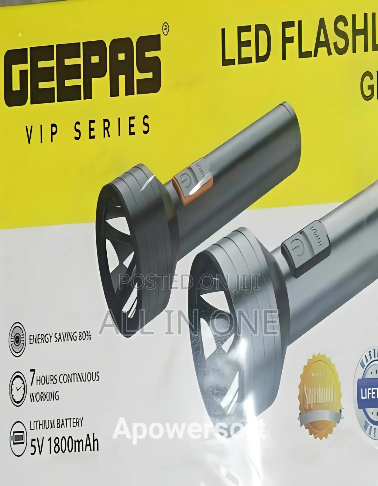 Geepas Vip Series GFL-2433 Led Flashlight