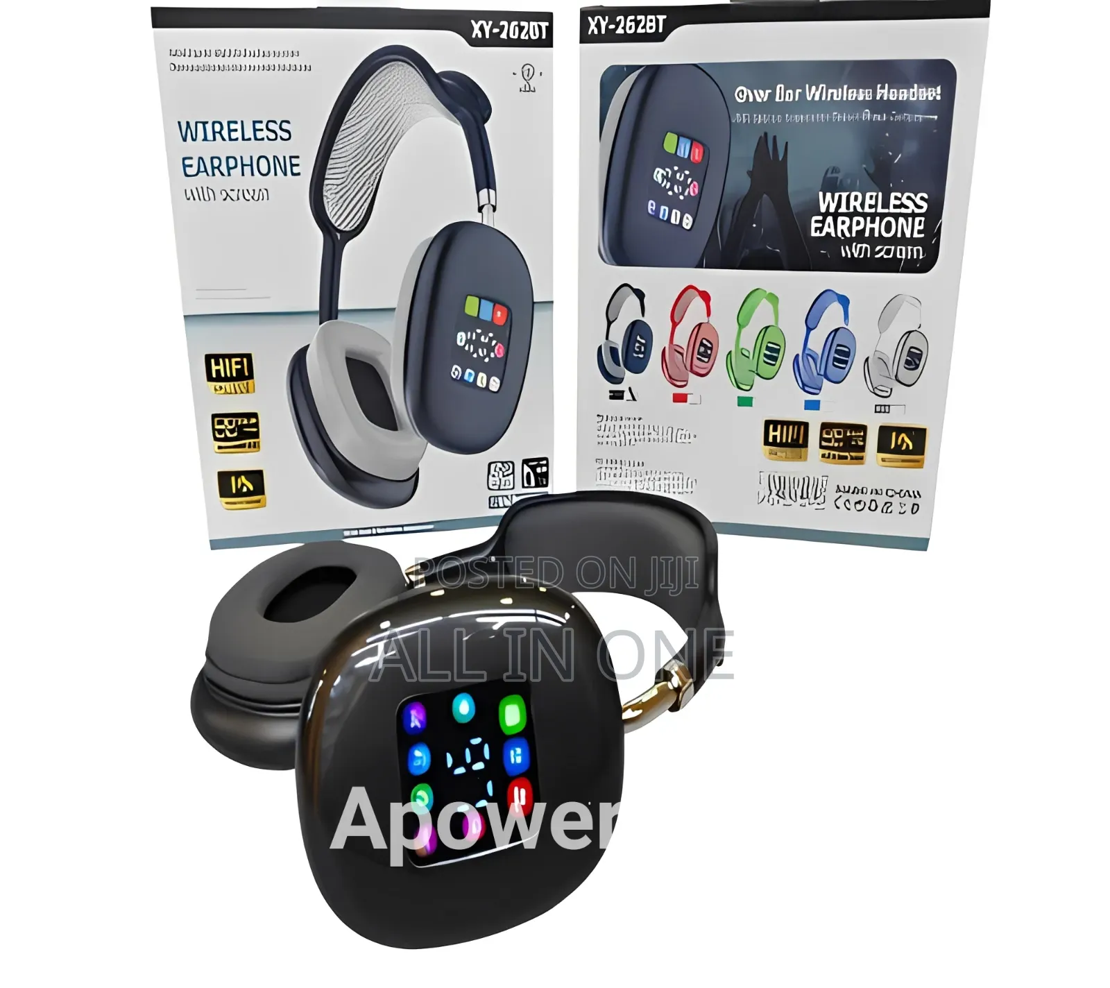 P9 Digital Display Wireless Bluetooth Display Headphone