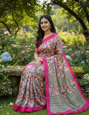 Chanderi Silk Sharee With Blause PCS