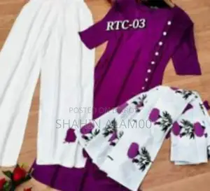 Exclusive Rayon Kurti and Plazo Set (3-Piece)