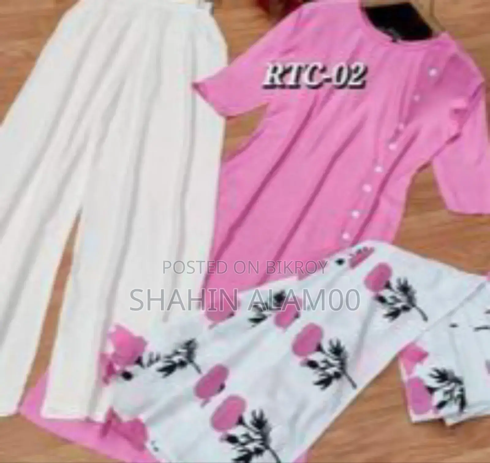 Exclusive Rayon Kurti and Plazo Set (3-Piece)