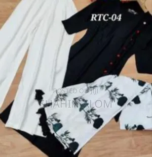 Exclusive Rayon Kurti and Plazo Set (3-Piece)