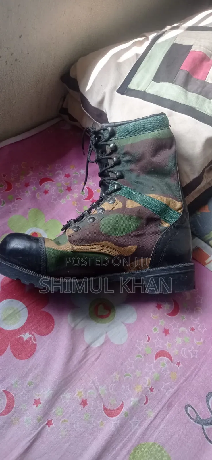 A pair of boots for sale