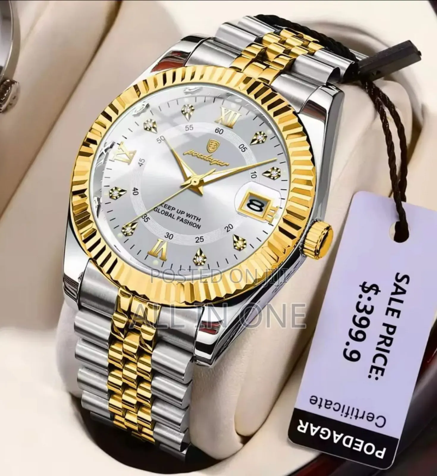 Poedagar Men's Watch(সিটি লক)