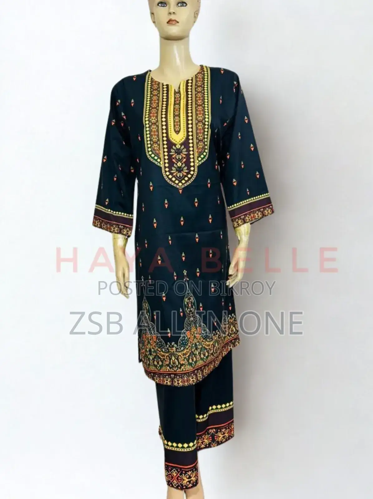 Premium Dubai Soft Silk Two-Piece