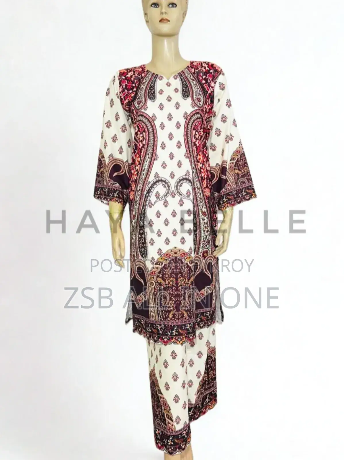 Premium Dubai Soft Silk Two-Piece