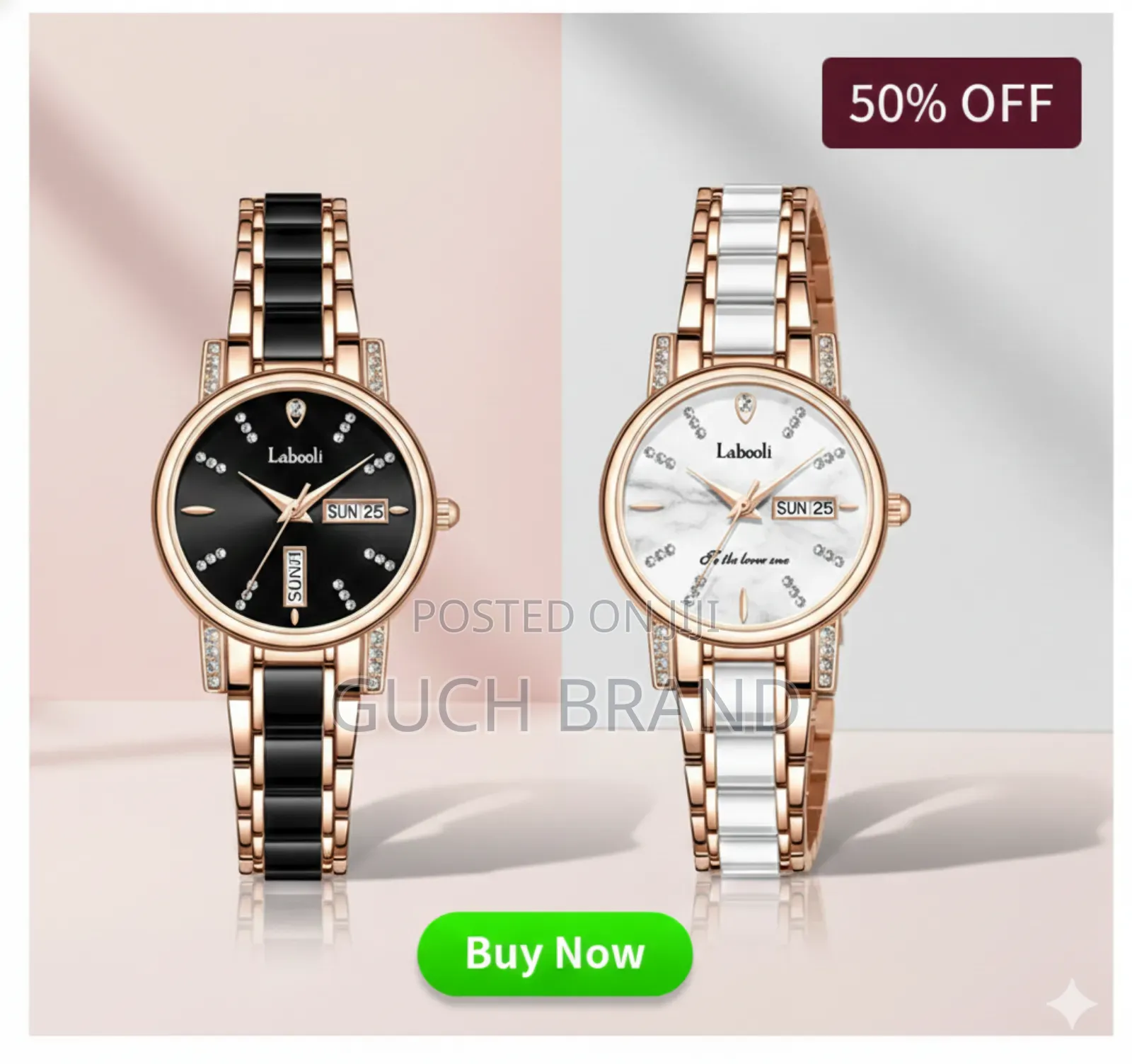 Premium Butterfly Lock Ladies Watch – Elegance on Your Wrist!