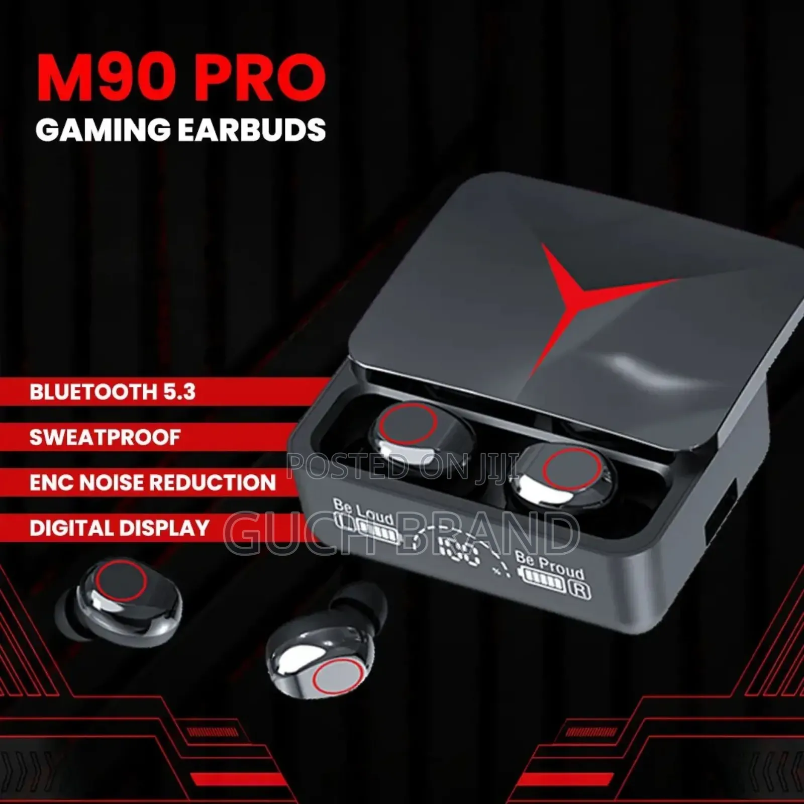 M90 Pro TWS Earbuds – Premium Sound and Smart Control!