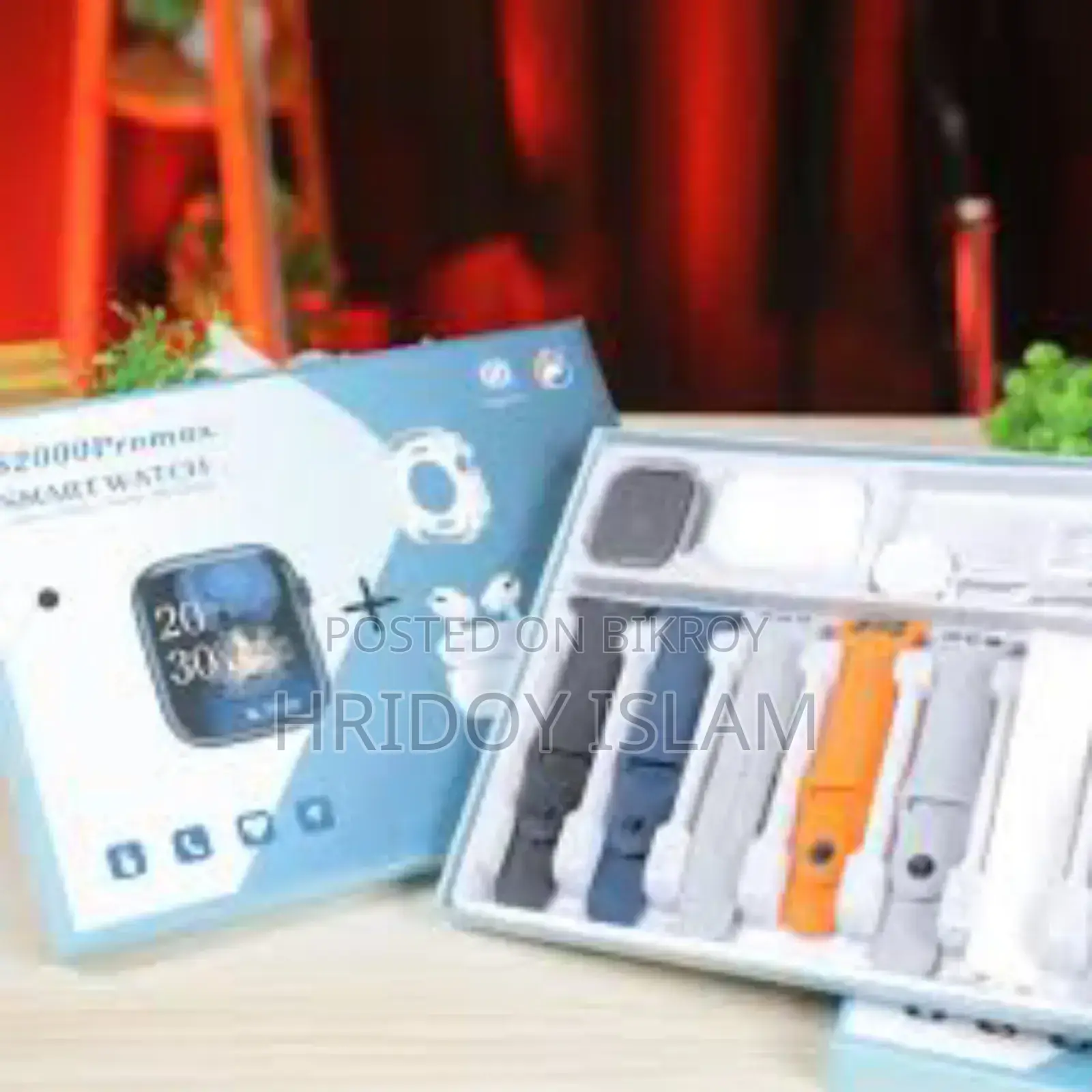 S2000 Promax Smartwatch 7 in 3 Combo