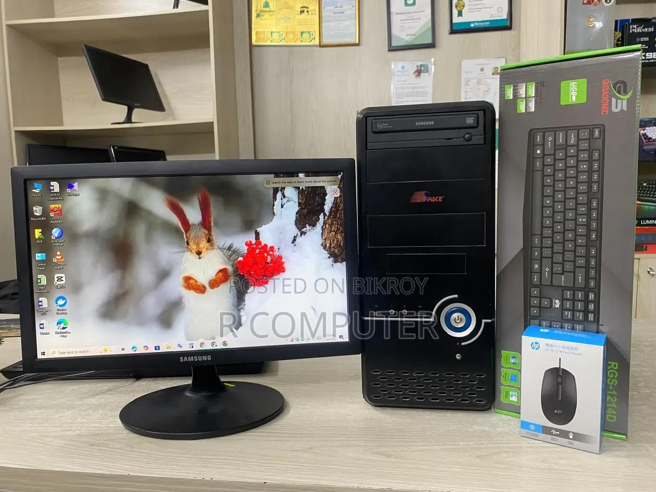 Desktop Computer Acer 4GB Intel Core I3 SSD 256GB
