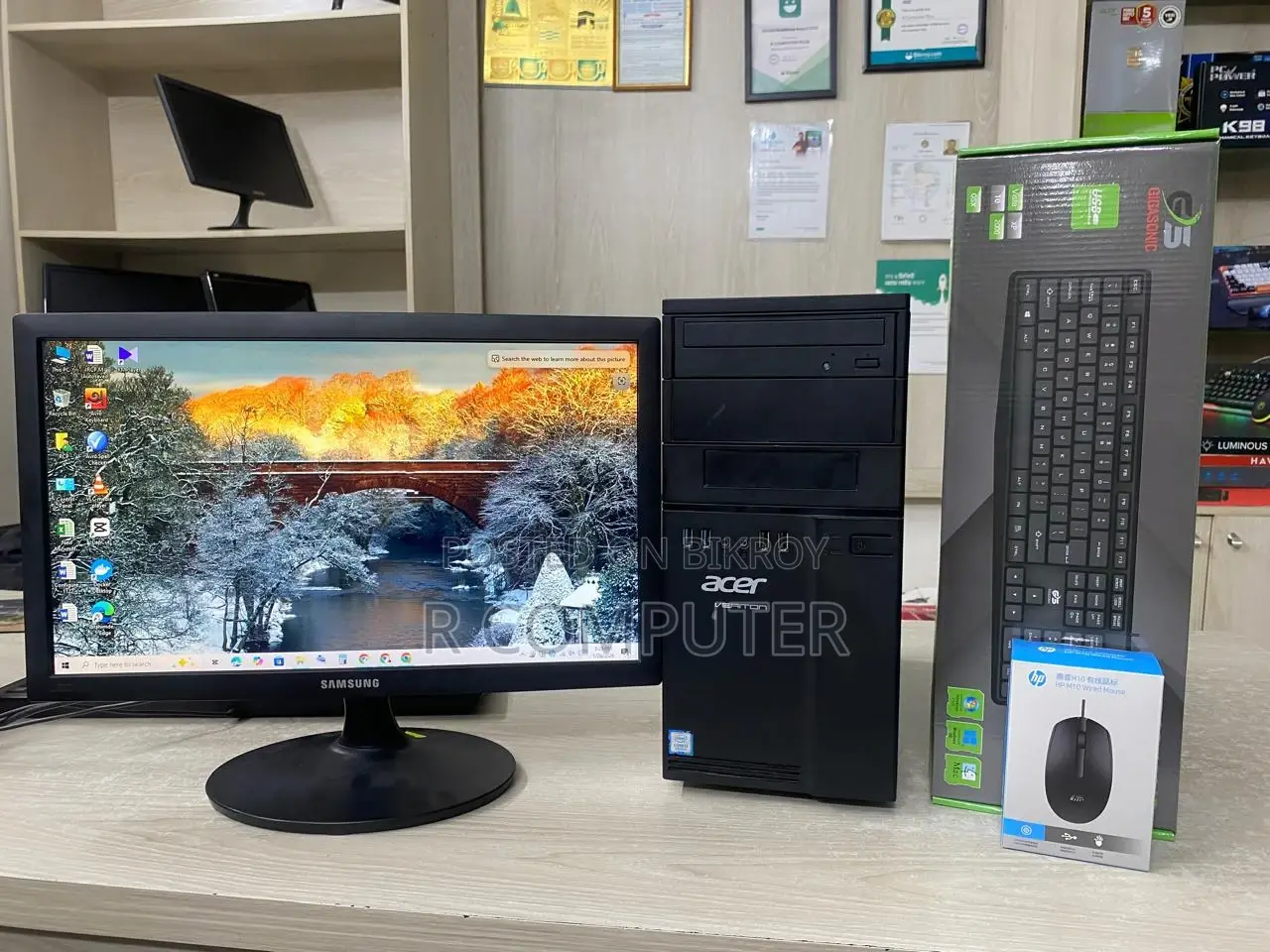 Desktop Computer Acer 4GB Intel Core I3 SSD 256GB