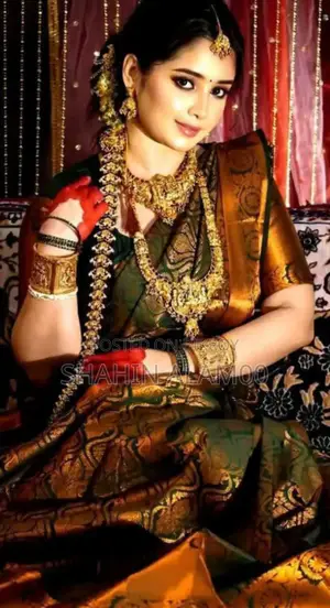 Kanjivaram Katan Saree With Blouse Piece