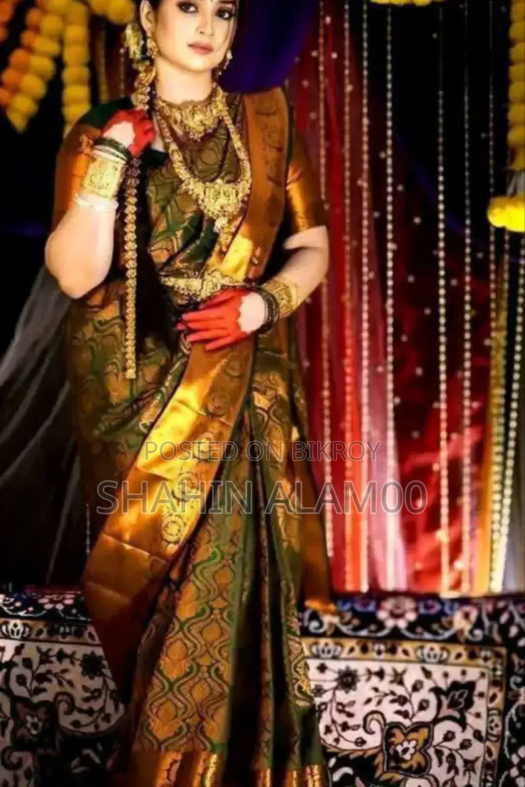 Kanjivaram Katan Saree With Blouse Piece