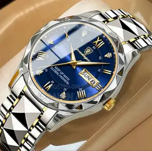 Poedagar 615 Diamond Cut Watch for Men