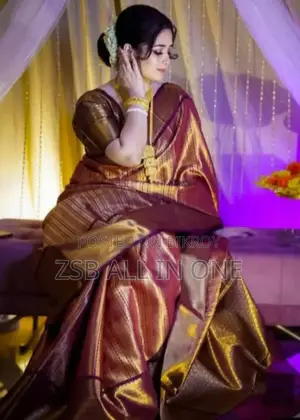 Benaroshi Katan Saree With Blouse Piece
