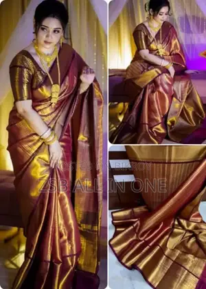 Benaroshi Katan Saree With Blouse Piece