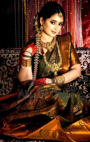 Kanjivaram Katan Saree With Blouse Piece New Collection