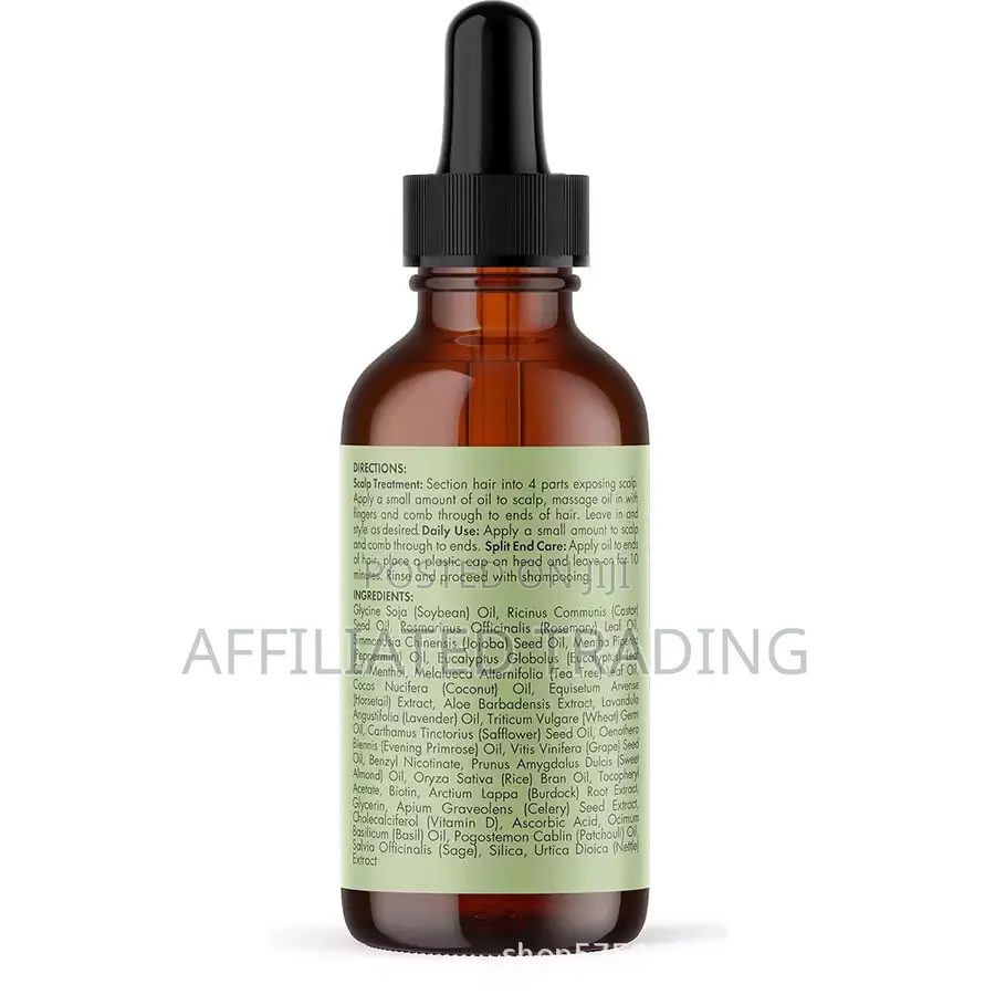 Mielle Organics Rosemary Mint Light Hair Oil With Biotin 59 Ml