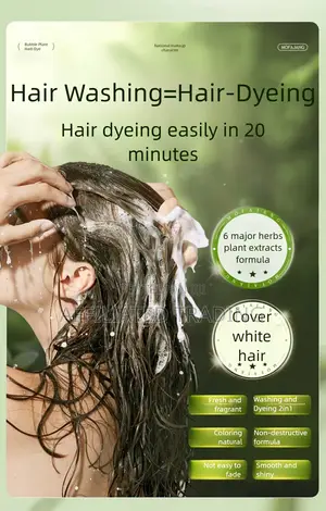 Hair Color Dye Shampoo Pure Style Plant Bubble Dyeing Hair Dye Shampoo