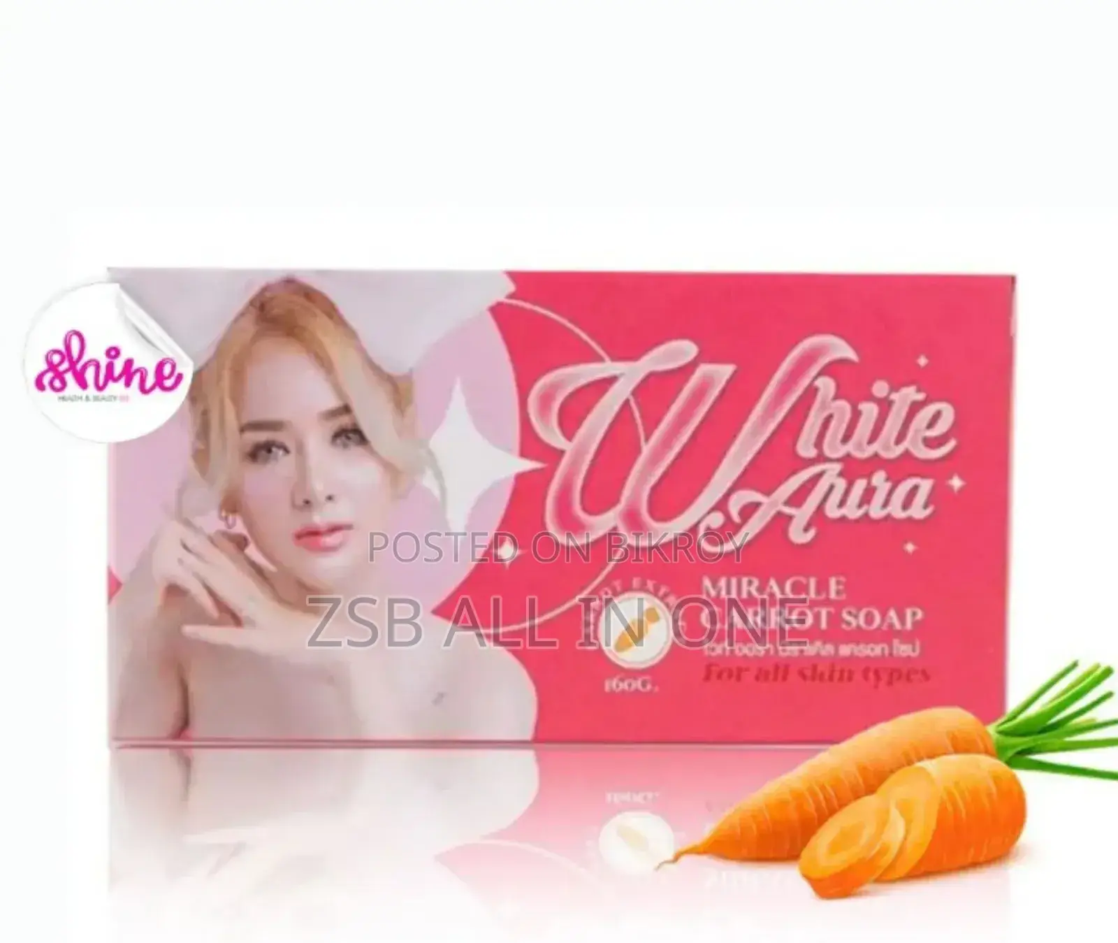 White Aura Miracle Carrot Soap