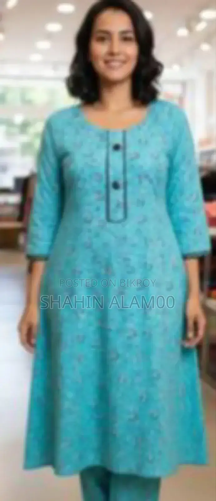 Exclusive Cotton 2-Piece (Kurti & Pant)